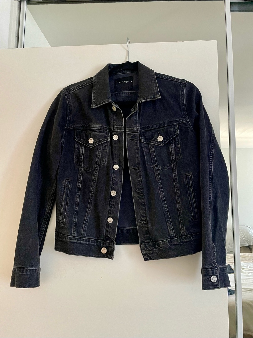 Lucky Brand Dark Black Denim Jacket